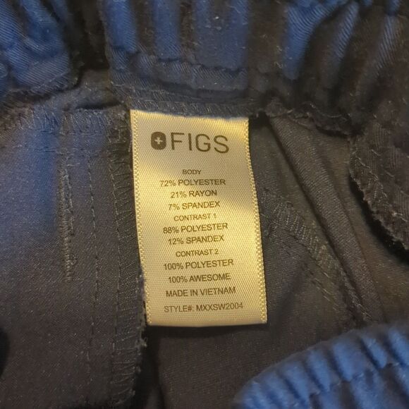 FIGS Tansen Jogger Scrub Pants Mens Small Blue MXXSW2004 - Picture 5 of 8